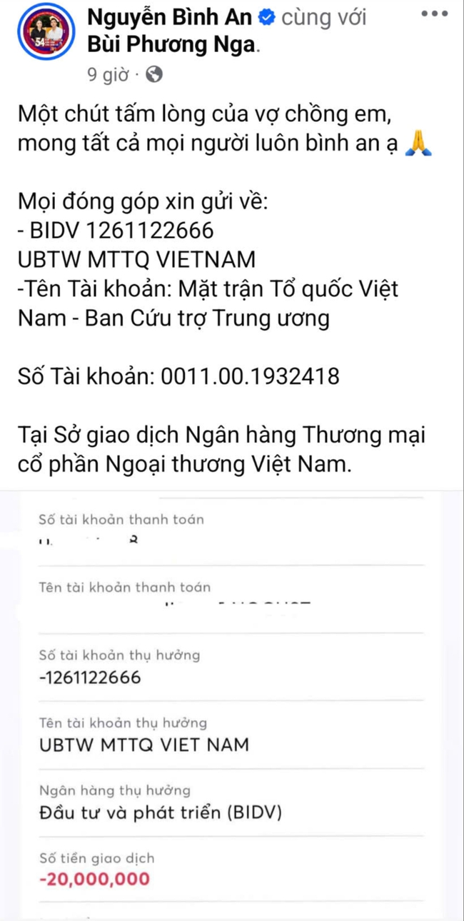 Hà Hồ, Quỳnh Lương và nhiều nghệ sĩ Việt góp tiền, nơi ở hỗ trợ đồng bào bị ảnh hưởng bởi siêu bão Yagi - Ảnh 2.