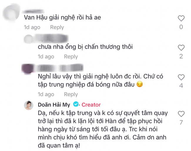 Đoàn Văn Hậu 'ngồi chơi xơi nước' hơn 1 năm, bị đem ra so sánh với Neymar, vợ Doãn Hải Mỹ phải lên tiếng - Ảnh 3.